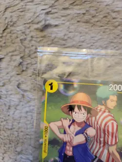 One Piece Monkey.D.Luffy Learn Together Deck Set Sail Event Promo Card SEALED NM - Image 3