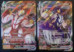 JUMBO Single & Rapid Strike Urshifu VMAX x2 Oversized Promo Card 2x Pokemon NM - Image 1