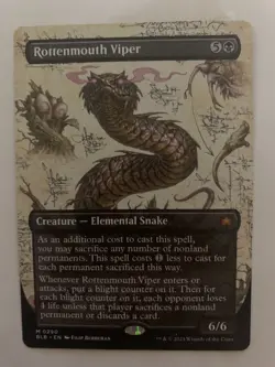 Rottenmouth Viper (Borderless) Bloomburrow Regular - Image 1