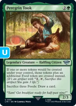 MTG Peregrin Took LTR U Legendary Creature Halfling Citizen NM - Image 1
