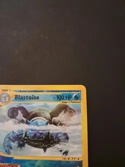 Pokemon Expedition Base Set Blastoise 37/165 Reverse Holo Eng Good - Image 5