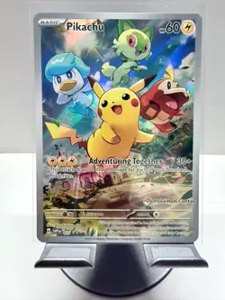 2023 Pokemon Paldea Evolved Pokemon Center Pikachu SVP027 - Image 1