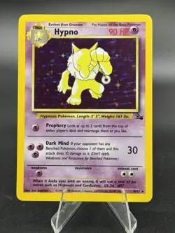 Hypno - 8/62 - Fossil 1999 - WOTC - Holo Rare - NM/LP - Pokemon TCG Card - Image 1
