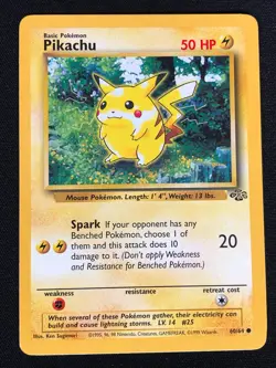 Pokemon Pikachu Jungle 60/64 Common (NM) - Image 1