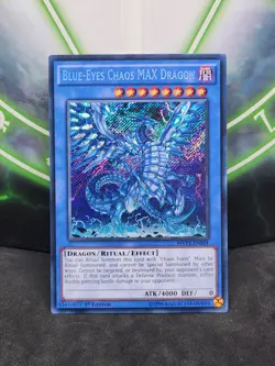 Yugioh Blue-Eyes Chaos Max Dragon MVP1-ENS04 Secret Rare 1st Edition NM - Image 1