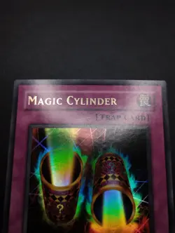 YUGIOH 2004 | MAGIC CYLINDER | IOC-SE2 | LIMITED | FOIL COLOR MISPRINT | EX-NM - Image 4