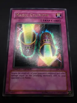 YUGIOH 2004 | MAGIC CYLINDER | IOC-SE2 | LIMITED | FOIL COLOR MISPRINT | EX-NM - Image 5