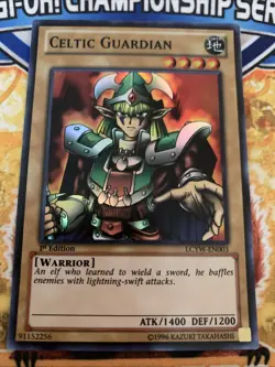 Yugioh Celtic Guardian LCYW-EN003 1st Edition NM - Image 1