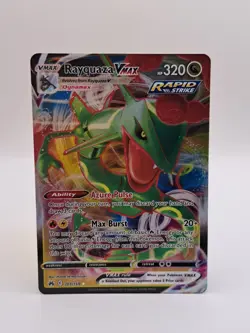 Pokemon TCG Crown Zenith Rayquaza VMAX Holo Card 101/159 NM - Image 1