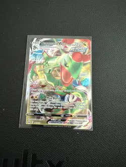 Pokemon TCG Crown Zenith Rayquaza VMAX Holo Card 101/159 Pokemon Pack Fresh - Image 1