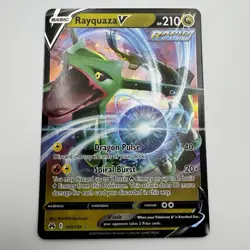 Pokemon TCG Rayquaza V & VMAX 100/159 101/159 Set Crown Zenith NM Holo - Image 2