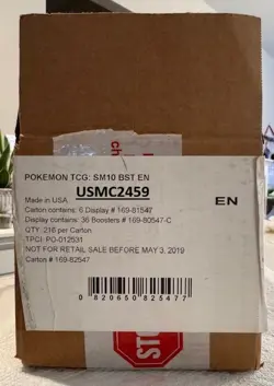 CASE FRESH Pokemon Sun & Moon Unbroken Bonds Sealed Booster Box w/Acrylic Case - Image 2