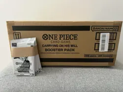 12x Promo Packs+ One Piece TCG Sealed Case 12x Booster Box OP13-Carrying ENG - Image 1