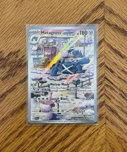 Pokemon TCG Metagross 178/162 Temporal Forces Holo Illustration Rare NM - Image 1
