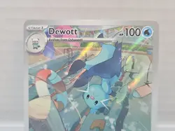 Pokemon Dewott 106/086 White Flare Illustration Rare IR Holo TCG Card - Image 4