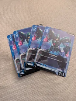 Gundam Card Game Anksha GD01-020 C Playset Of 4 Newtype Rising - Image 1