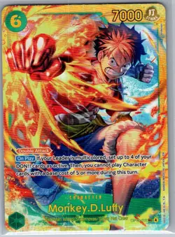 Monkey.D.Luffy OP13-118 SEC English Carrying On His Will - One Piece Card - NM - Image 1