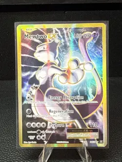 Pokemon TCG Mewtwo EX 103/108 Ultra Rare Holo Card Evolutions XY NM 2016 - Image 1
