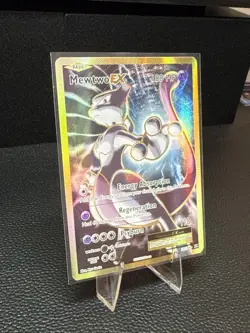 Pokemon TCG Mewtwo EX 103/108 Ultra Rare Holo Card Evolutions XY NM 2016 - Image 2
