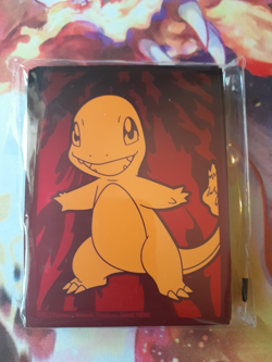 x65 Sealed Charmander Obsidian Flames Card Sleeves from Pokemon TCG ETB (x1) - Image 1