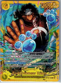 Bartholomew Kuma OP12-119 SEC English Legacy of the Master - One Piece Card - NM - Image 1