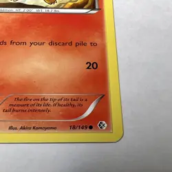 Charmander 18/149 Common Boundaries Crossed Pokemon Card MP - Image 3