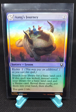 Aang's Jouney C 0001 Foil MTG Avatar: the Last Airbender - Image 1