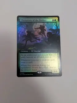 MTG - Champions of the Perfect (Extended Art Foil) - Lorwyn Eclipsed NM/M Cond - Image 1
