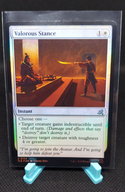 Valorous Stance U 0154 Foil MTG Avatar: the Last Airbender - Image 1