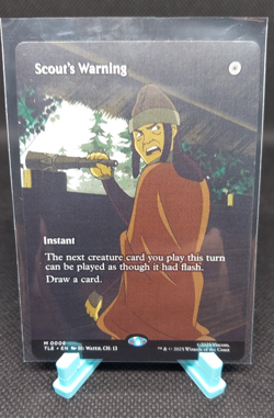 Scout's Warning M 0006 Borderless MTG Avatar: the Last Airbender Regular - Image 1