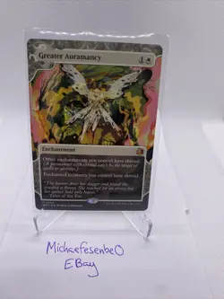 1x Greater Auramancy MTG Wilds of Eldraine: Enchanting Tales NM Magic Regular - Image 1