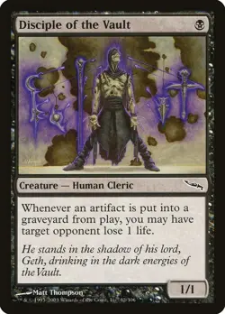 DISCIPLE OF THE VAULT X 4 E/X+ MIRRODION MAGIC THE GATHERING - Image 1