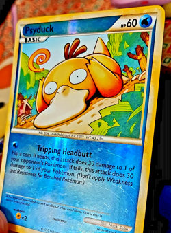 Pokemon TCG Psyduck Triumphant 74/102 Reverse Holo LP - Image 3