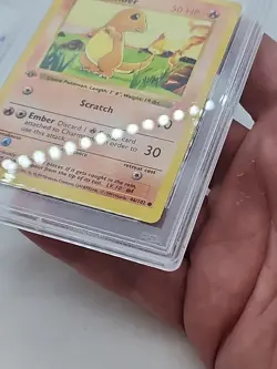 Charmander 1st 46/102 PSA 8 Pokemon Edition Base Set Shadowless *CCGHouse* - Image 3