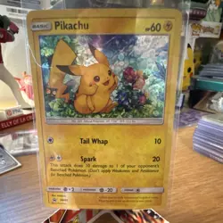 Pokemon TCG Pikachu Promo Holo SM86 Sun & Moon 2017 (VERY CLEAN) - Image 1