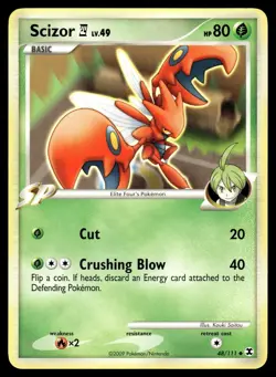 SCIZOR E4 - 48/111 Uncommon Rising Rivals Pokemon LP - Image 1