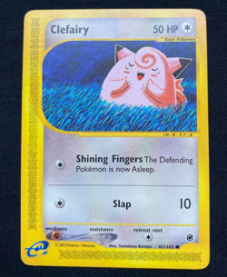 Pokemon TCG Clefairy Expedition 101/165 Regular Common (LP) - Image 1