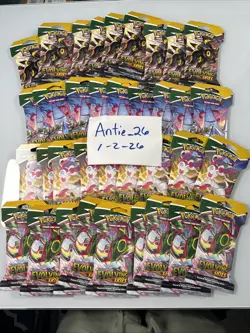 Pokemon TCG: Sword & Shield - Evolving Skies Sleeved Booster Packs - 36 Packs! - Image 1