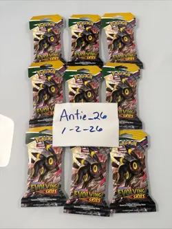 Pokemon TCG: Sword & Shield - Evolving Skies Sleeved Booster Packs - 36 Packs! - Image 2