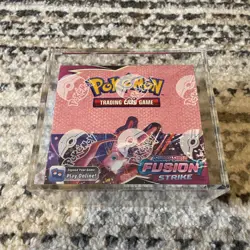 Pokemon TCG Fusion Strike Booster Box 36 Packs Factory Sealed in Arcylic Case - Image 2