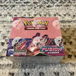 Pokemon TCG Fusion Strike Booster Box 36 Packs Factory Sealed in Arcylic Case - Image 3