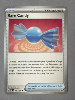 Pokemon TCG * SV Paldean Fates * 89/91 Rare Candy Common * FRESH PK - Image 1