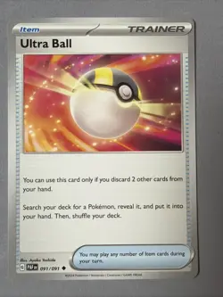 Pokemon TCG * SV Paldean Fates * 91/91 Ultra Ball Uncommon * FRESH PK - Image 1