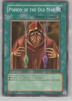 Yu-Gi-Oh Dark Revelation Volume 1 Poison of the Old Man #DR1-EN088 NM or Better - Image 1