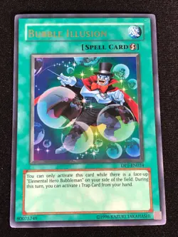 Yugioh Bubble Illusion DP1-EN024 Ultra (LP) - Image 1
