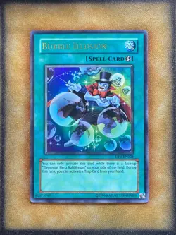 Yugioh Bubble Illusion DP1-EN024 Ultra Rare LP - Image 1