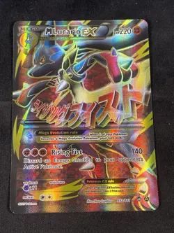 Pokemon TCG M Lucario EX 55a/111 Furious Fists Holo Full Art Ultra Rare Card - Image 1