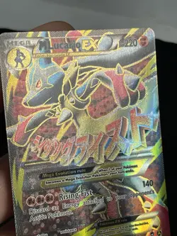 Pokemon TCG M Lucario EX 55a/111 Furious Fists Holo Full Art Ultra Rare Card - Image 5