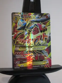 Pokemon TCG M Lucario EX 55a/111 Furious Fists Holo Full Art Ultra Rare Card NM - Image 1