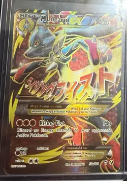 Pokemon TCG M Lucario EX 55a/111 Furious Fists Holo Full Art Ultra Rare Card - Image 1